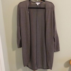 Grey cardigan